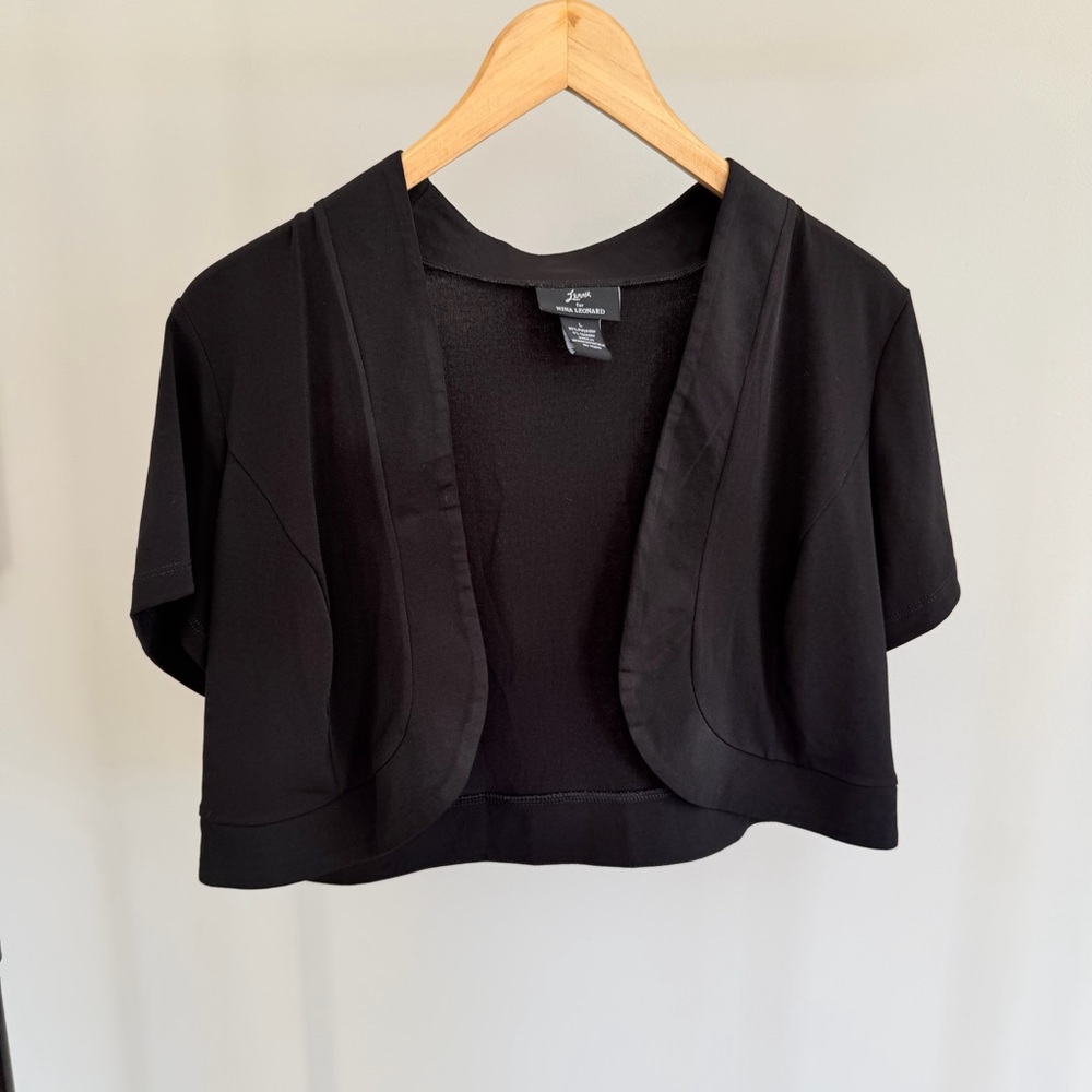 Nina Leonard Black Shrug